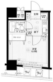 メインステージ蒲田IIの間取り