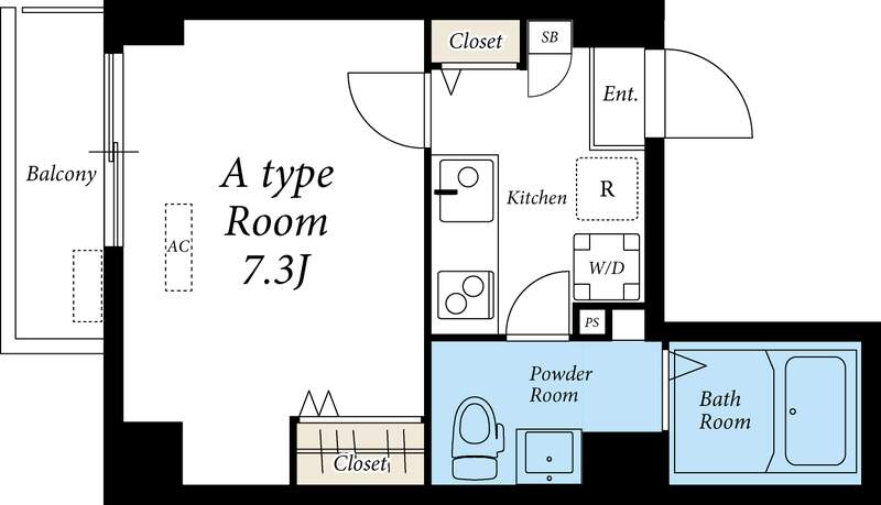 リブリ・蔵前の間取り