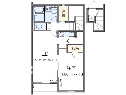 クレイノクオーレ狭山の間取り
