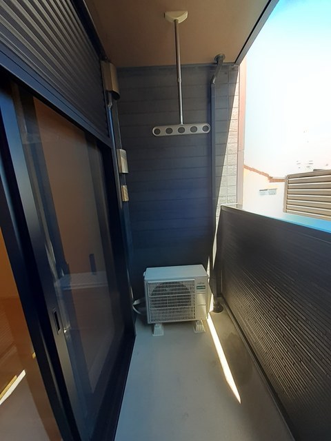 12/24 バルコニー