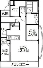 ヴィラ鴻巣の間取り