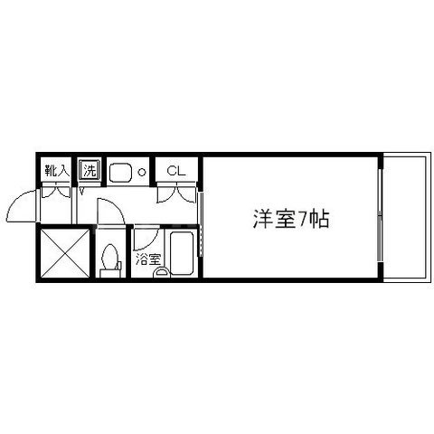 リーガル新大阪Ⅱの間取り