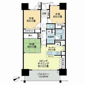 サーパス宇都宮一番町セントマークスの間取り