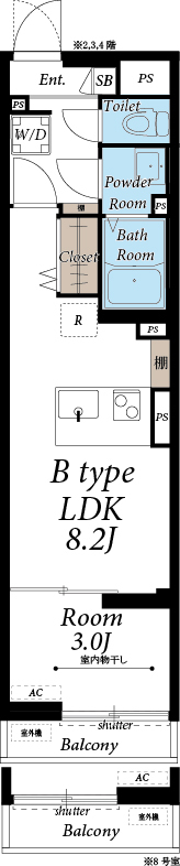 グレイス所沢の間取り