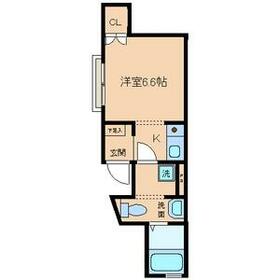セジュール大井町の間取り