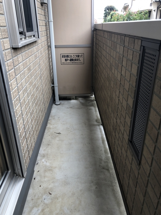 10/19 バルコニー