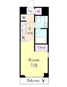 コンフォールヴィラ・101号室の間取り