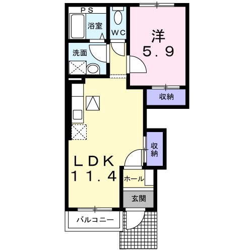 アイビーハイツの間取り