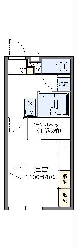 レオパレスソフィアの間取り