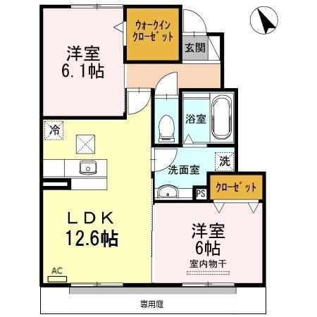 シダーヒルズ東山　Ｂ棟の間取り
