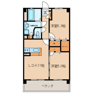 レジデンス ソレイユの間取り