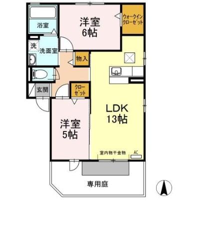 フォレスタⅡの間取り