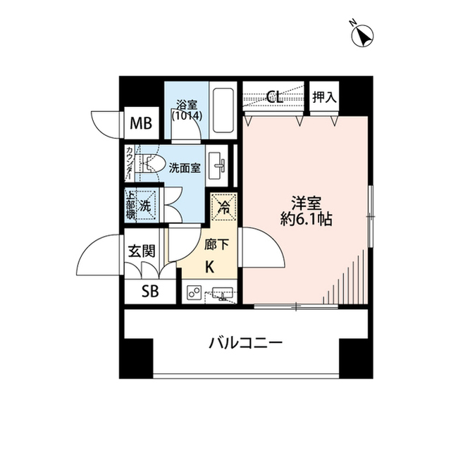 プレール・ドゥーク文京茗荷谷の間取り