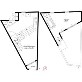 メイプル新中野の間取り