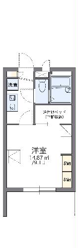 レオパレス新都心メカルの間取り