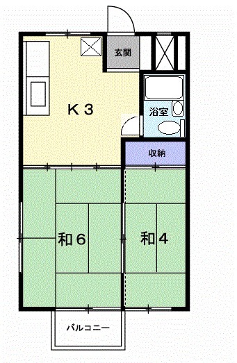 シティハイツ池田の間取り