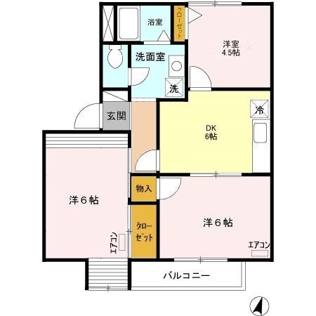 メルヴェイユ IIの間取り