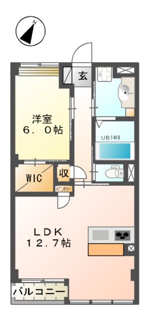 WINSⅡ(ウインズツー)の間取り