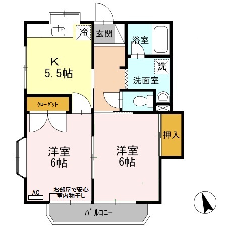 メゾンK IVの間取り