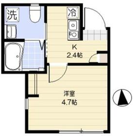 ワイズコート白楽の間取り