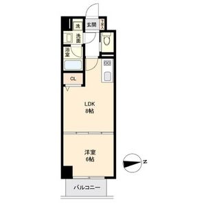 ＨＦ名駅北レジデンス　ＥＡＳＴの間取り