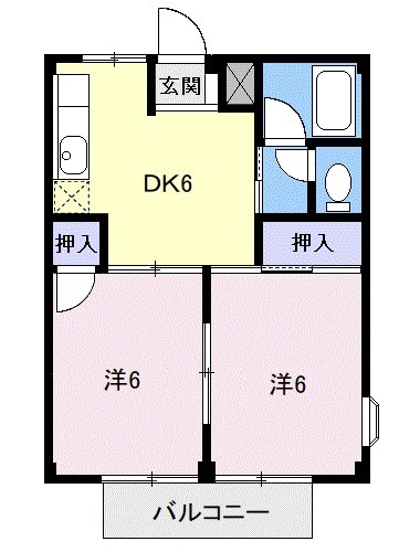 ミツイキタウラの間取り