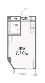 裕コーポレーション・302号室の間取り