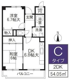 ユマン蛍苑の間取り