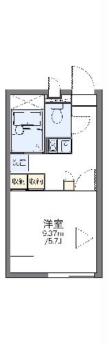 レオパレスステラⅡの間取り
