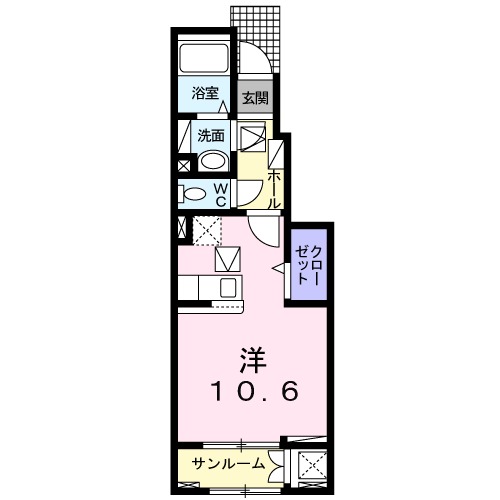 セレスティアBの間取り
