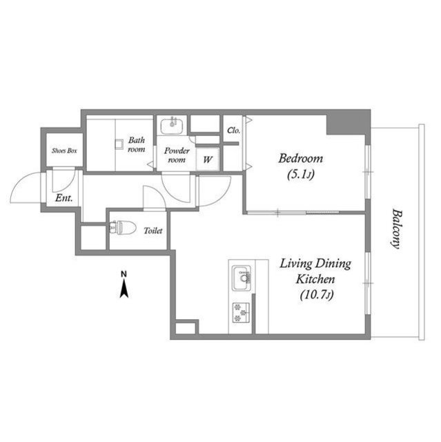 ＴＯＰＡＺ江坂の間取り