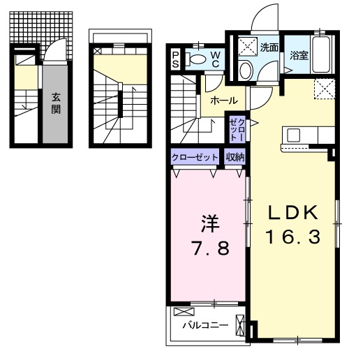 カレントⅡの間取り