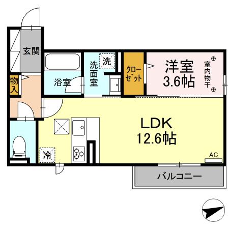D-westの間取り