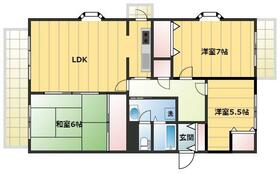 コミュニティープラザ8号棟の間取り