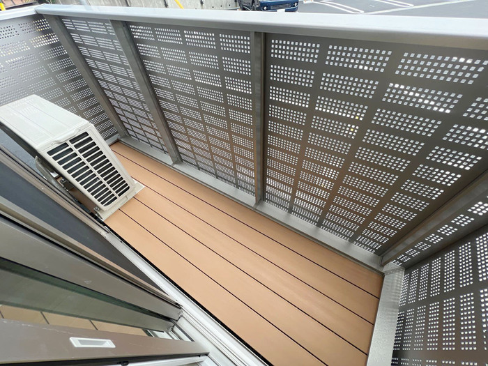 12/24 バルコニー