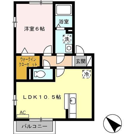 メゾン ピコ Bの間取り