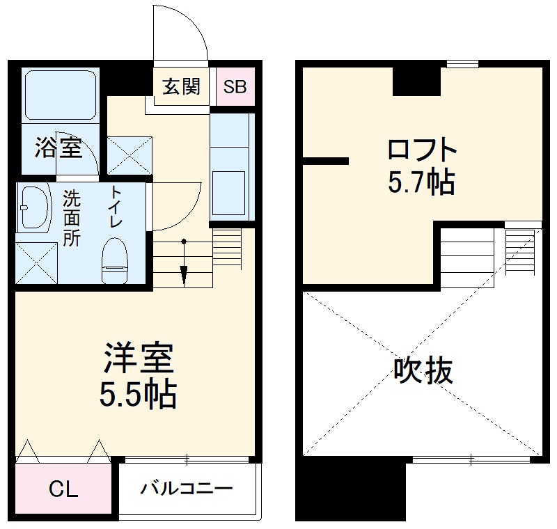 LaVerita勝田台の間取り