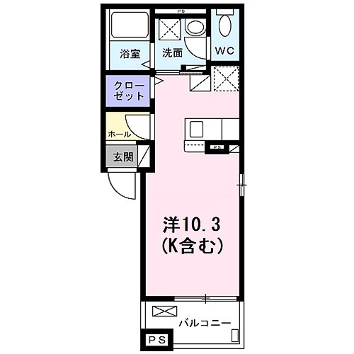 リベルテ祥豊の間取り