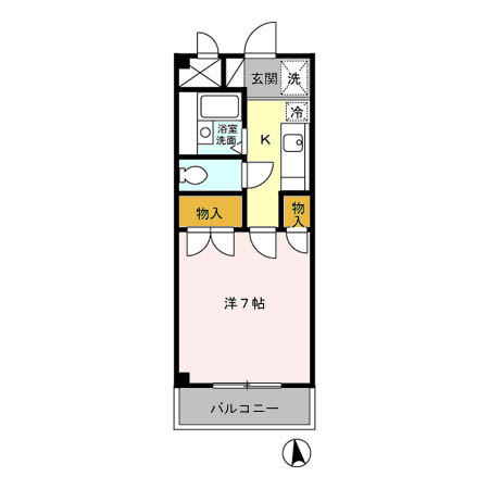 青悠荘の間取り