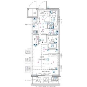 ディアレイシャス東別院の間取り