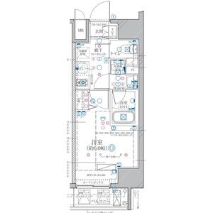ディアレイシャス東別院の間取り