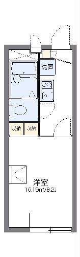 レオパレスつばさの間取り
