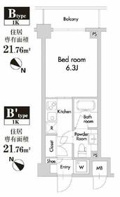 プライムアーバン田園調布南・210号室の間取り