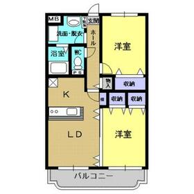 Y&Mアン・シャーリーB棟の間取り