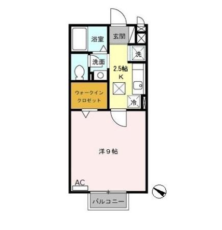 ベル ポール守成の間取り