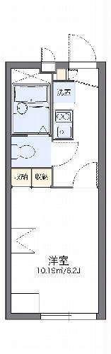 レオパレスキャッスル Y Tの間取り