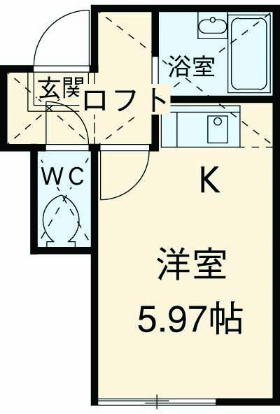 リヴェール橋本の間取り