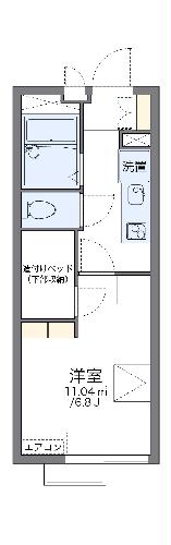 レオパレスCHACOの間取り