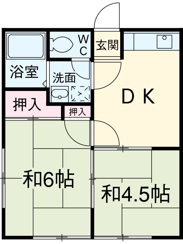 グランドハイム田口Ⅰの間取り