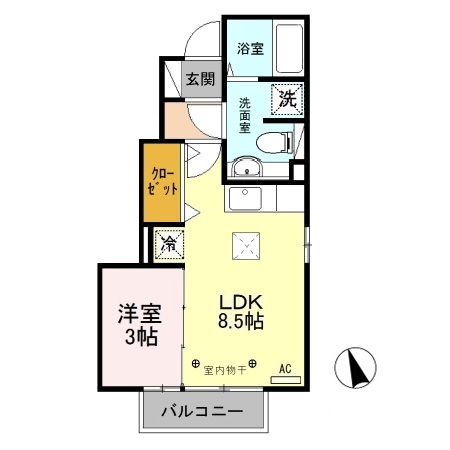 グリーン那須　Ｂの間取り